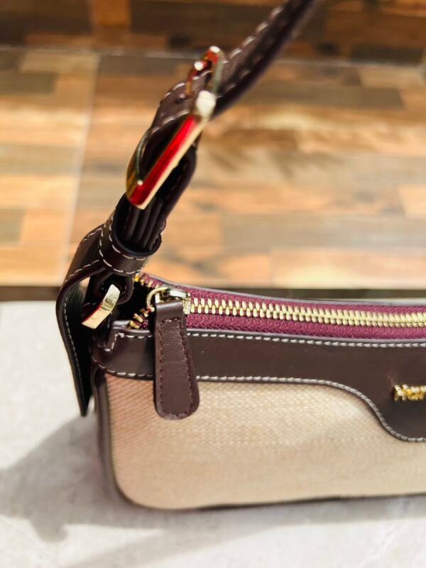 Elegant Leather & Jute Ladies Sling Bag – Bold, Earthy & Stylish - Image 4