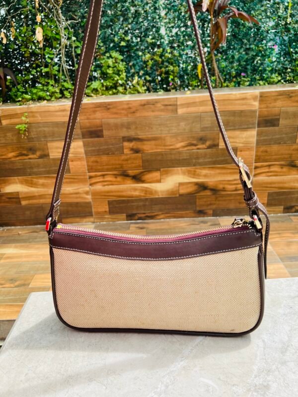 Elegant Leather & Jute Ladies Sling Bag – Bold, Earthy & Stylish - Image 5