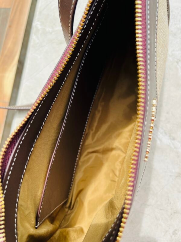 Elegant Leather & Jute Ladies Sling Bag – Bold, Earthy & Stylish - Image 7