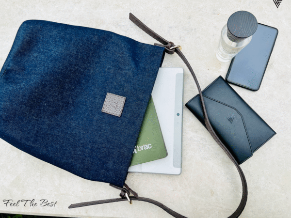 Denim & Leather Tote Bag – Durable, Spacious & Stylish - Image 2